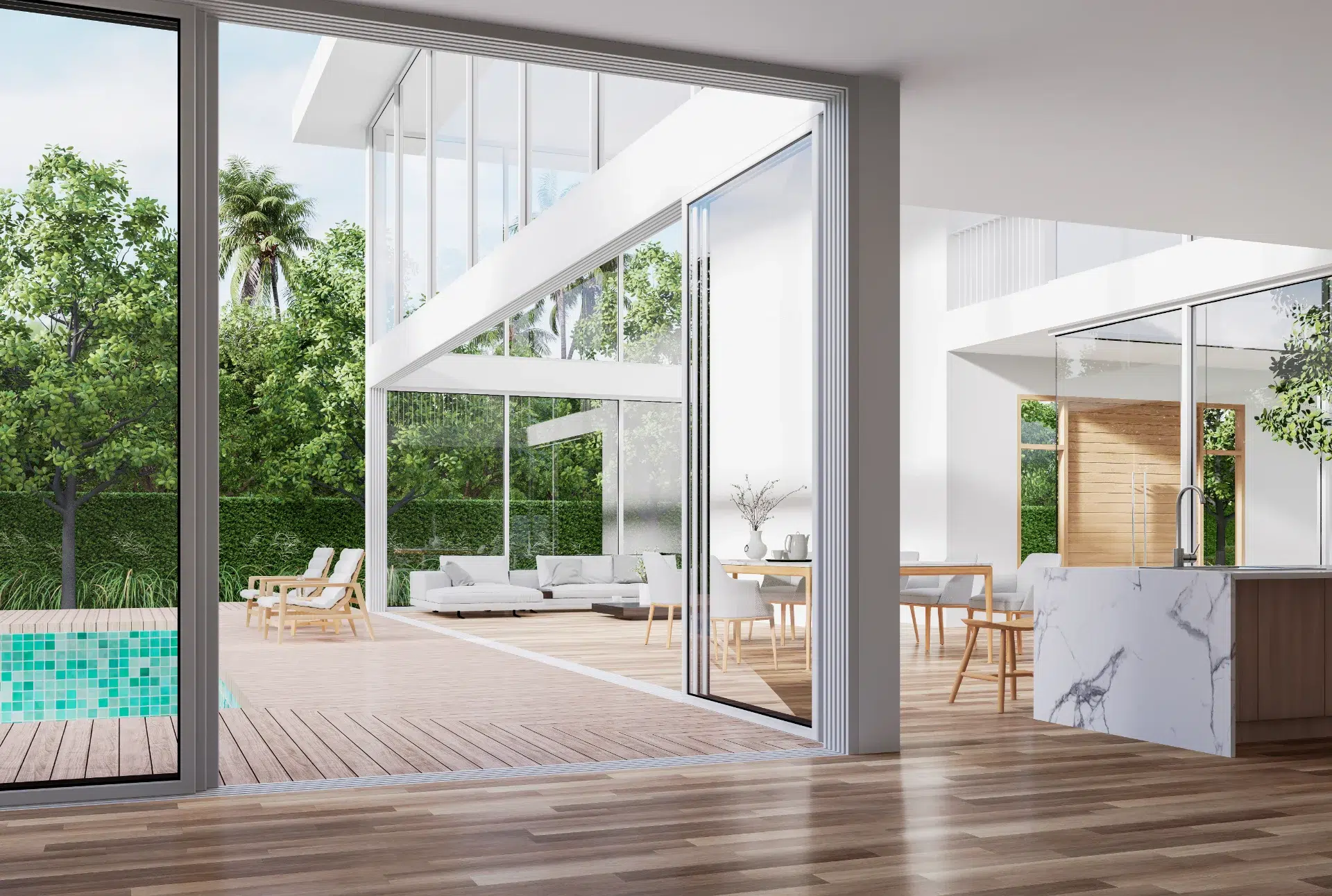 VLX 138 Panoramic Sliding Door in Fort Lauderdale, FL | TruePane Windows & Doors - detail 1