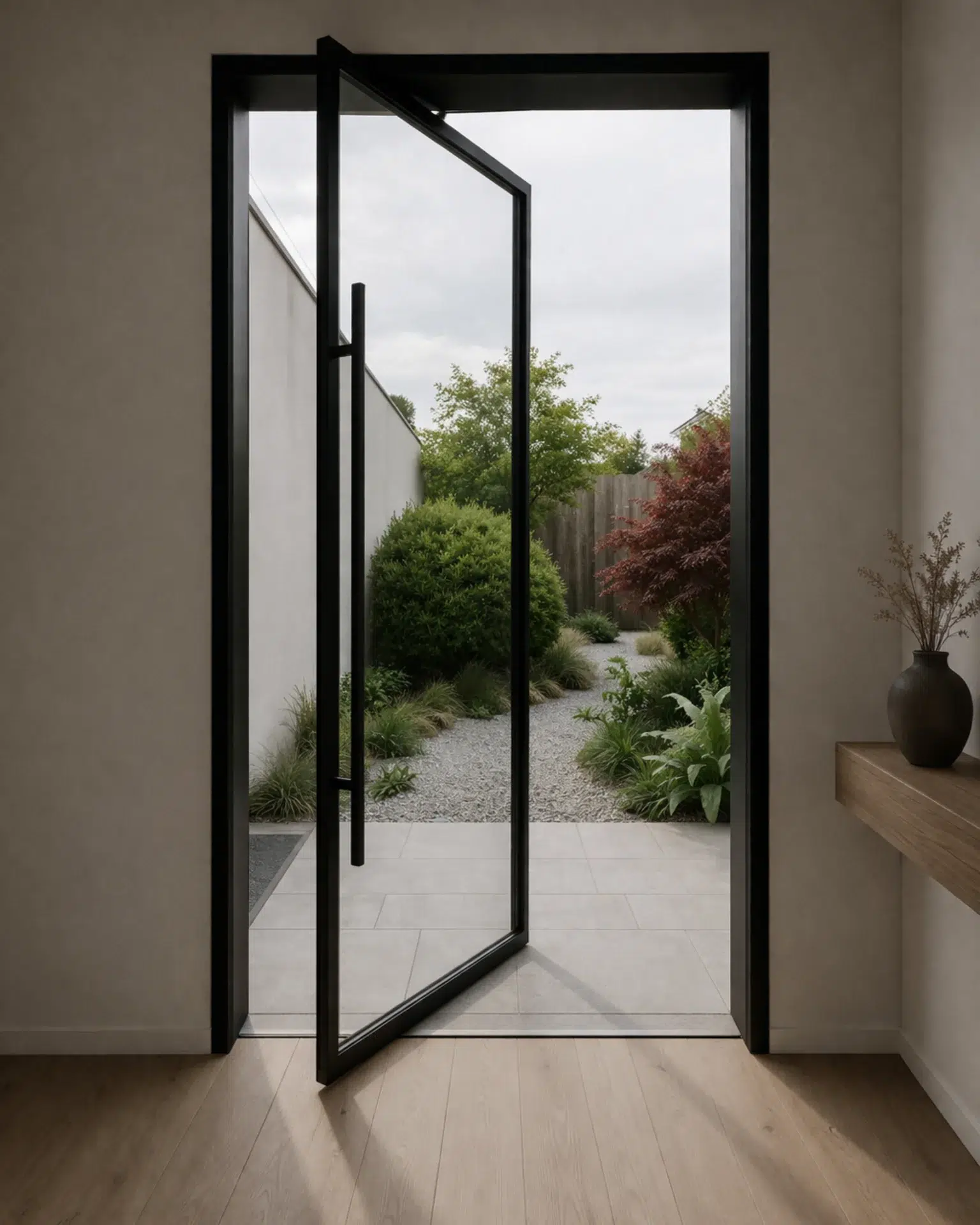 VLX 100 Pivot Door in Fort Lauderdale, FL | TruePane Windows & Doors - detail 1