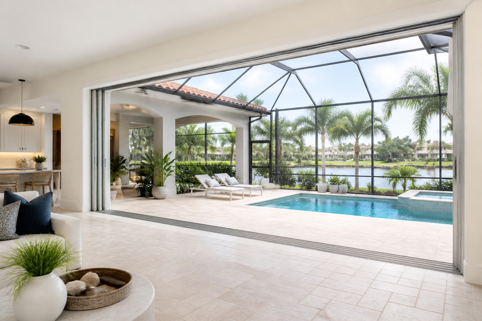 3-Panel Sliding (3-Lite Roller) Windows in Fort Lauderdale, FL | TruePane Windows & Doors - detail 1